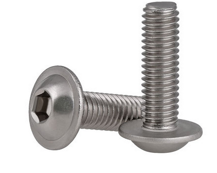 ISO7380-2圓頭內(nèi)六角帶介螺絲