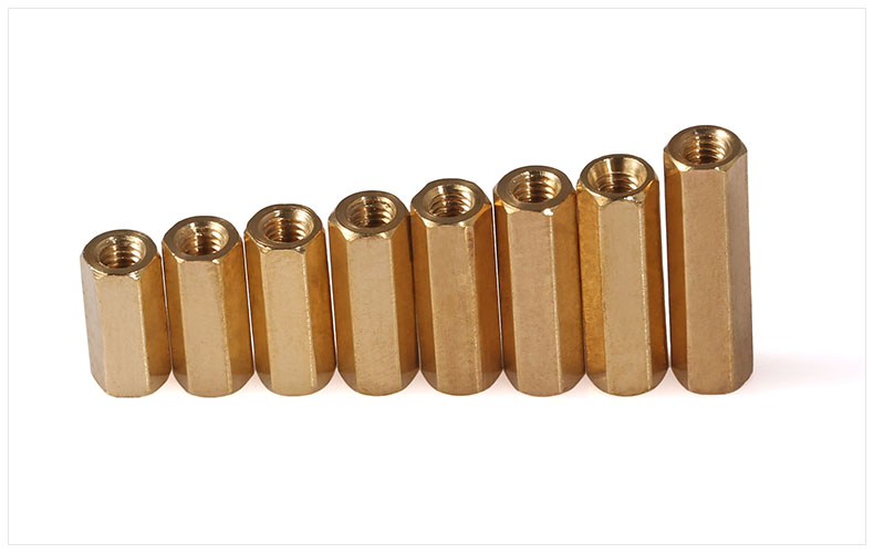 雙通六角銅螺柱